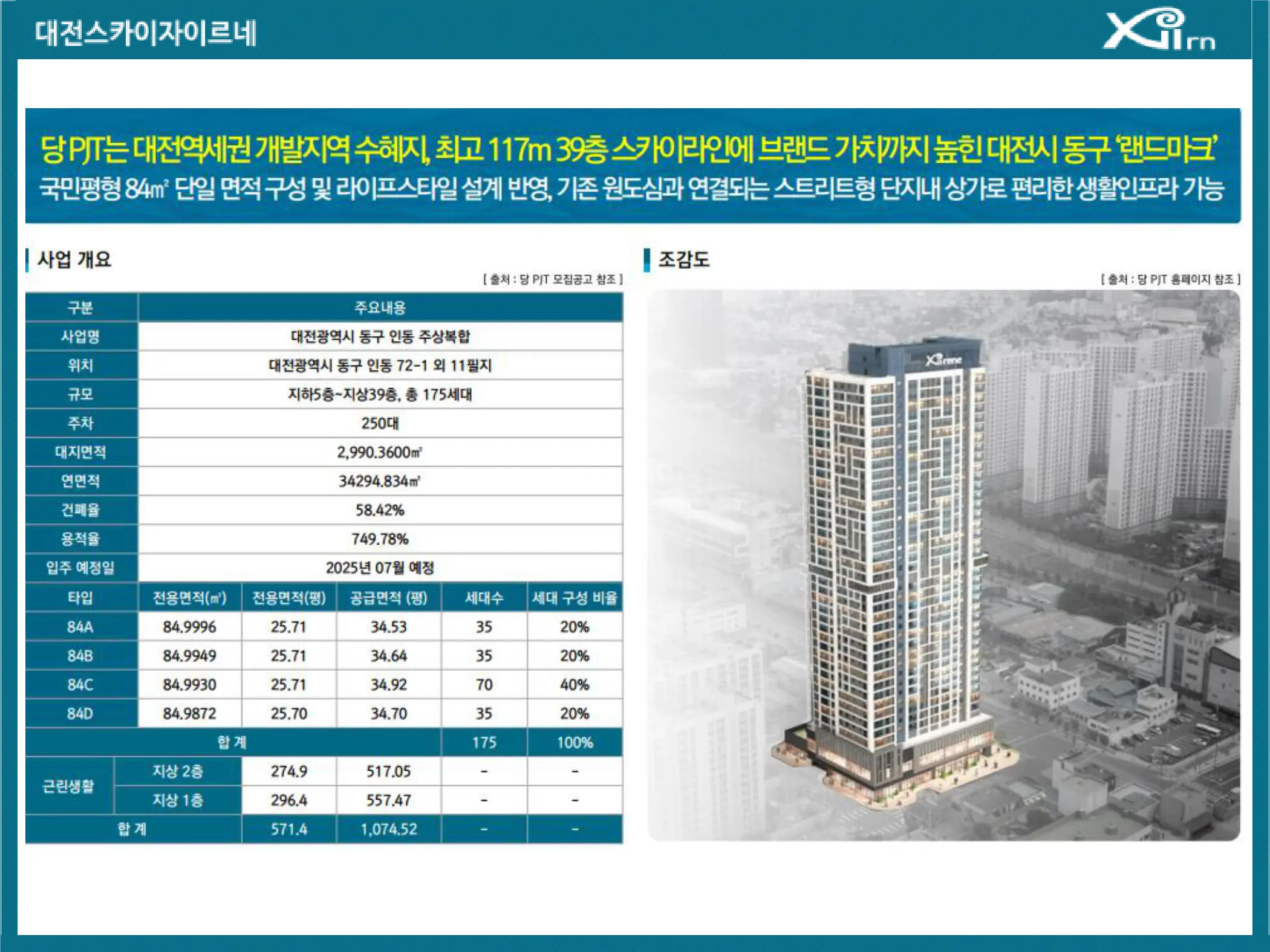 대전스카이자이르네 사업개요